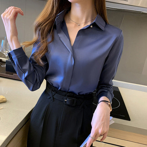 Robin Silk Button Down