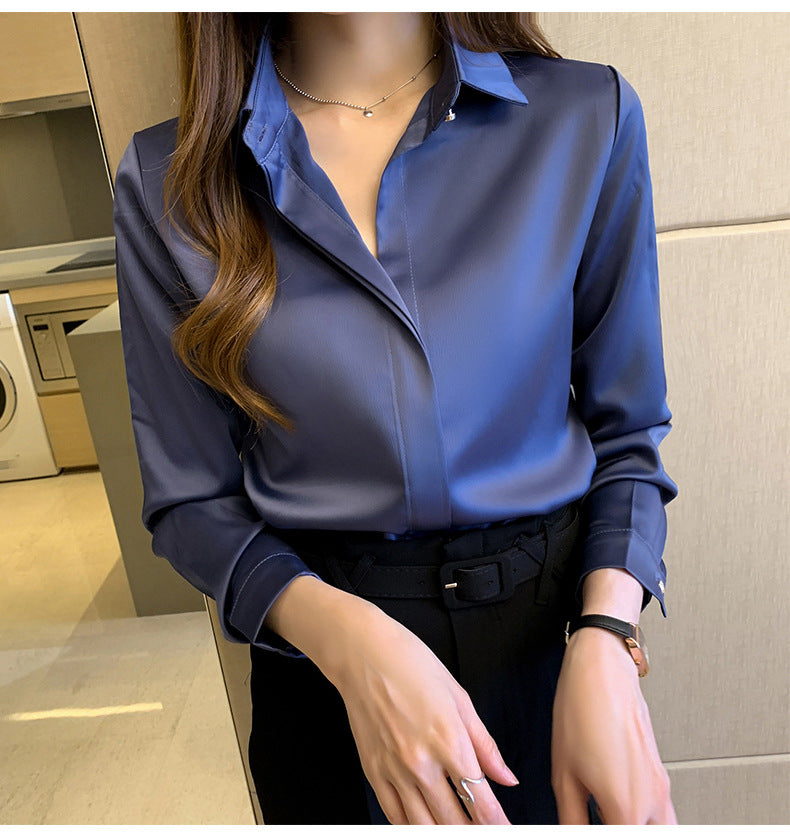 Robin Silk Button Down