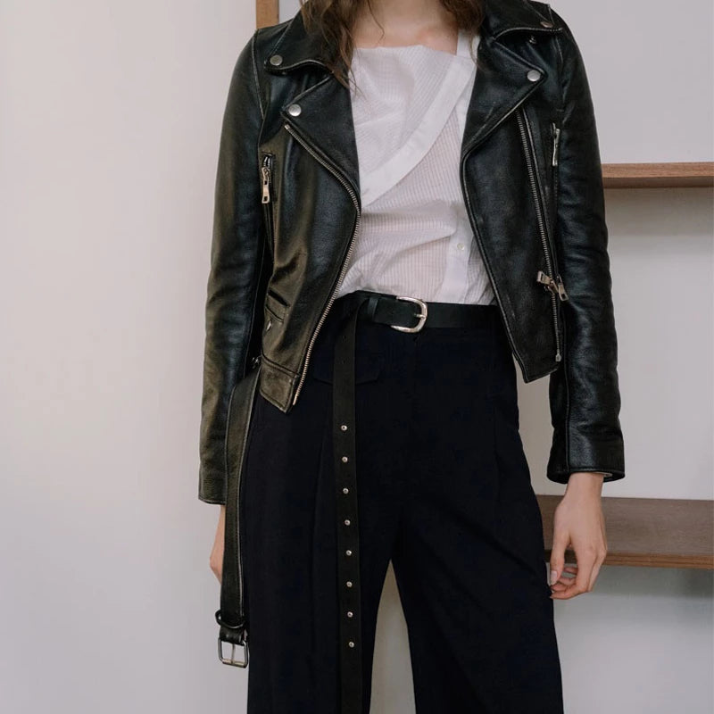 Anya Faux Leather Jacket