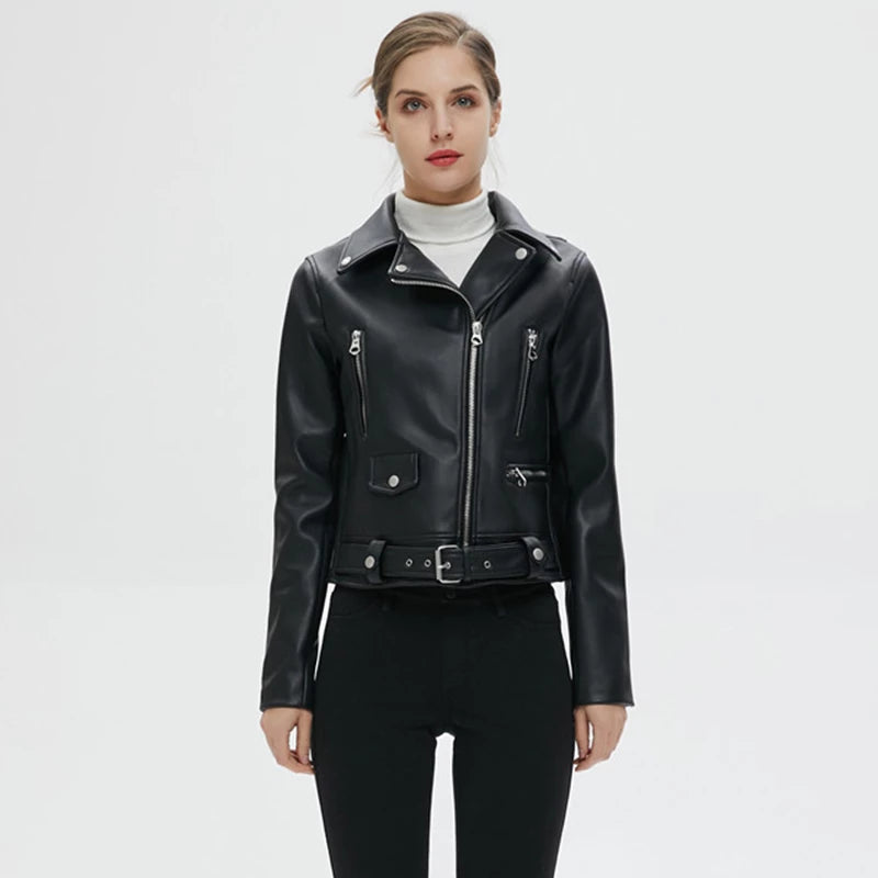 Anya Faux Leather Jacket