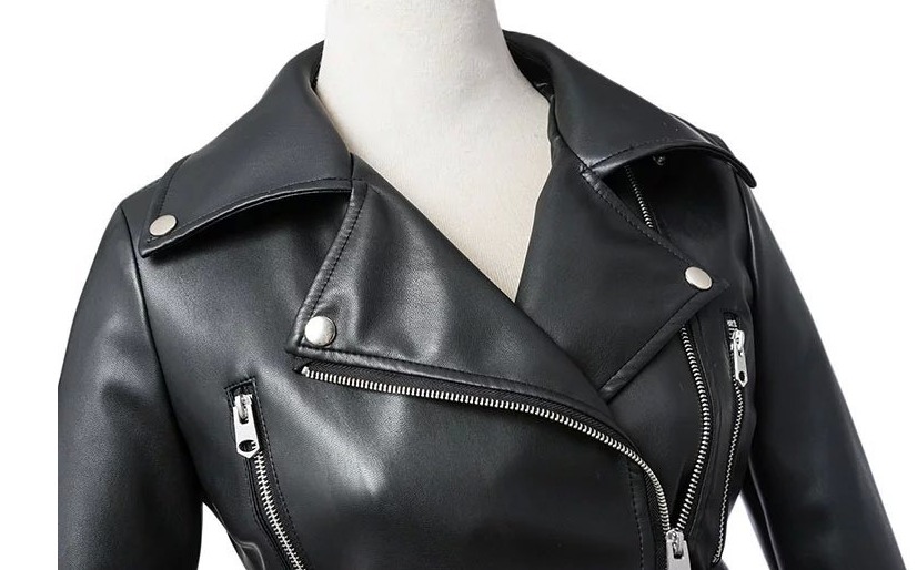 Anya Faux Leather Jacket