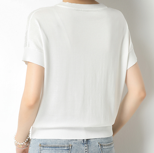 Charlize Eyelet Knit Top