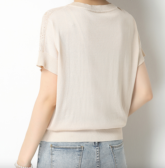 Charlize Eyelet Knit Top