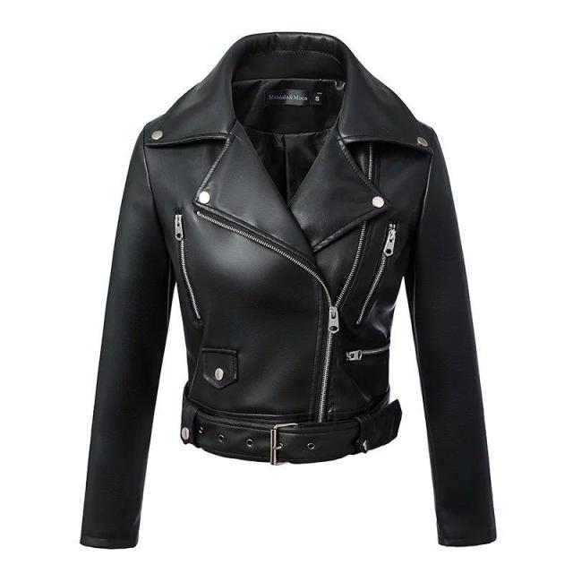 Anya Faux Leather Jacket