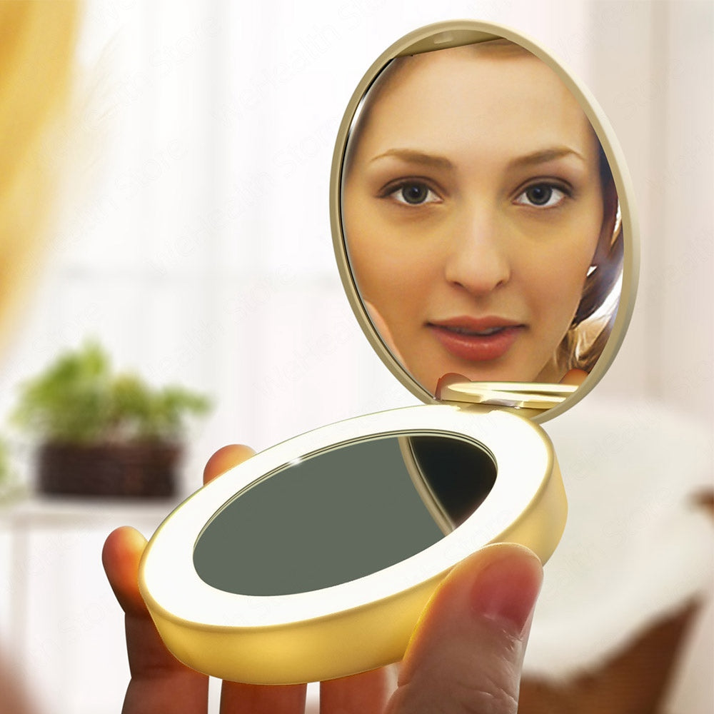 LED Light Up Mirror Compact